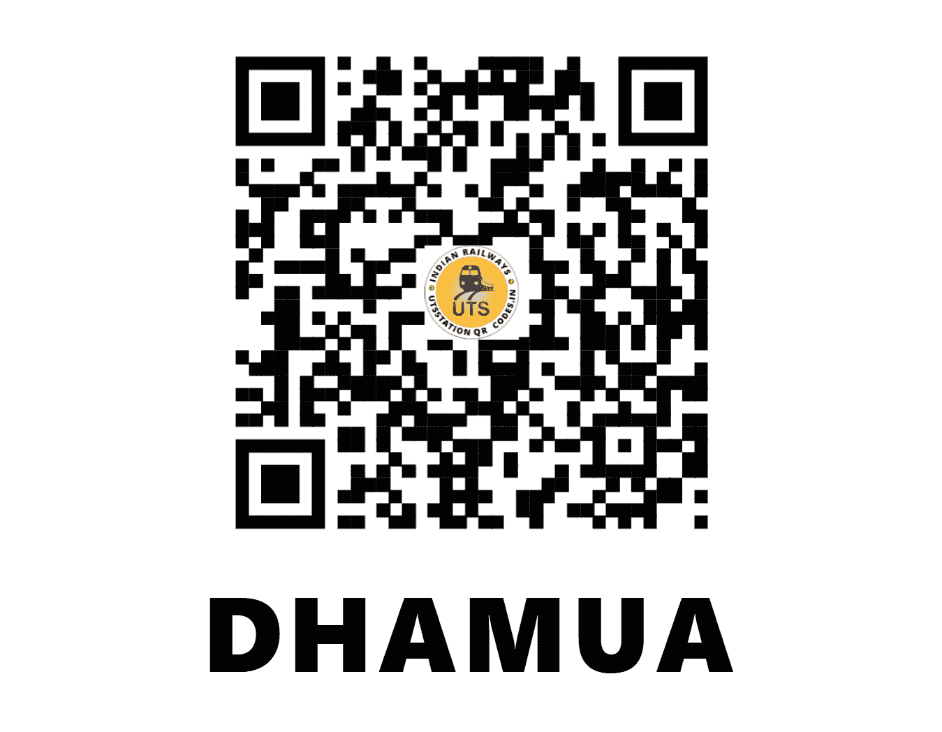 UTS QR Code for DHAMUA - DMU - ER (WEST BENGAL)